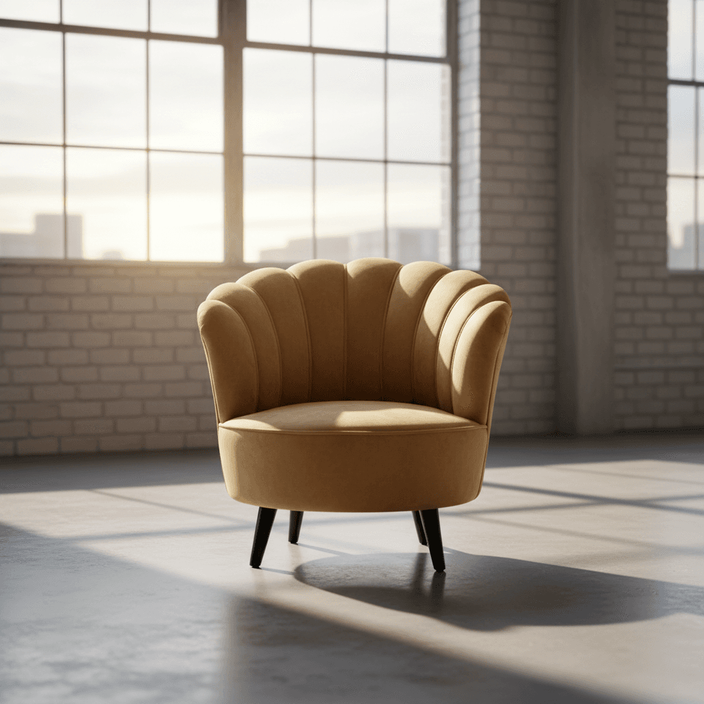 Scallop Shell Accent Chair variant 2
