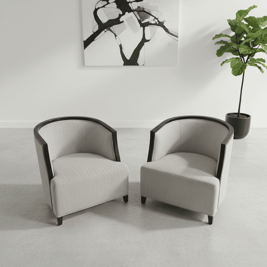 Curved Framework Lounge Duo variant 3